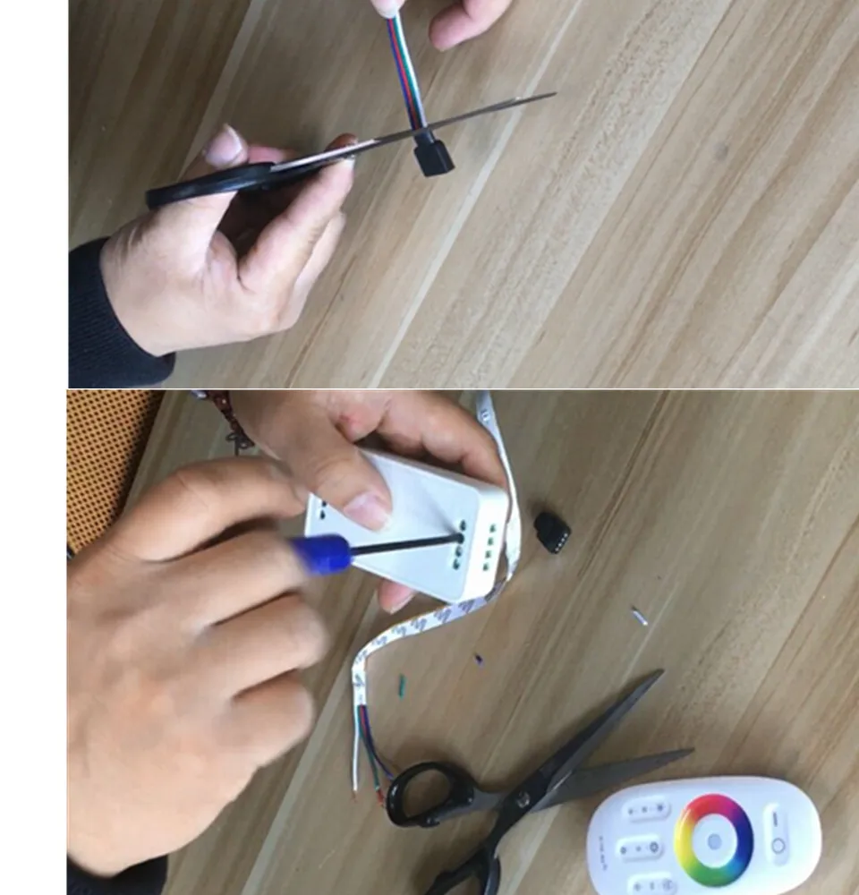 

2018 New DC12-24V 18A RGB Led Controller 2.4G Touch Screen RF Remote Controller for SMD 5050 3528 2835 3014 RGB Led Strip Light