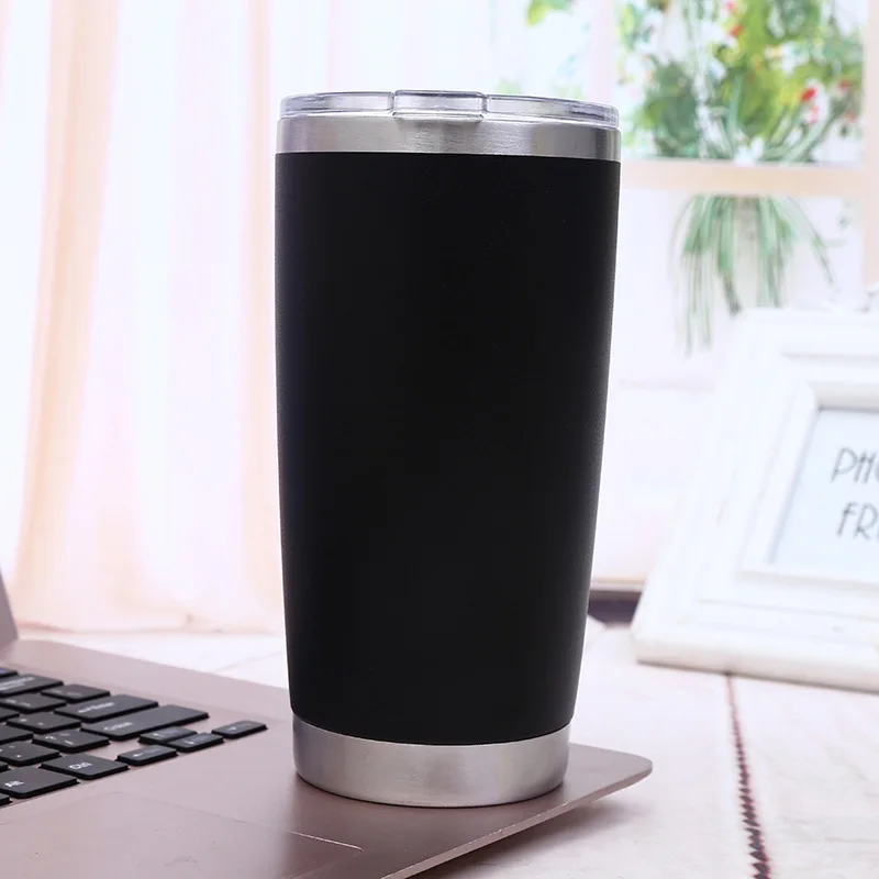 20 унций кружка из нержавеющей стали спортивный Кубок с крышкой большой емкости