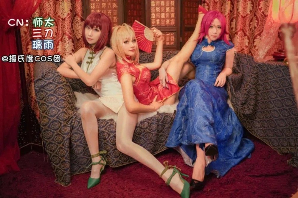 Fate/EXTRA тапочки в виде персонажа аниме Косплэй Нерон Клавдий Цезарь Хэллоуин