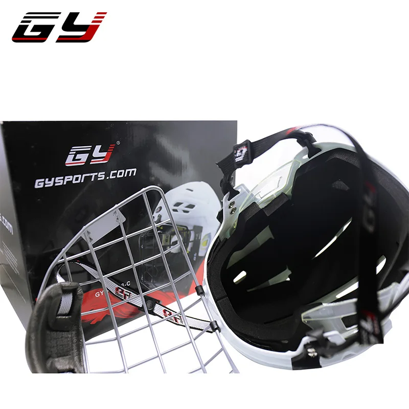 Гр Новое поступление шлем для хоккея маска лица с клеткой взрослых | Спорт и