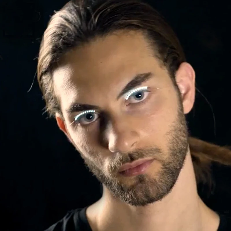 Праздничная светодиодсветильник подводка для ресниц блестящая глаз водостойкая