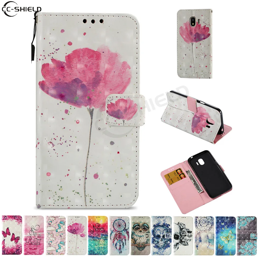 Чехол для Samsung Galaxy J2 Pro 2018 J250 J250F/DS флип чехол телефона кожаный SM J250N сумка|case for samsung