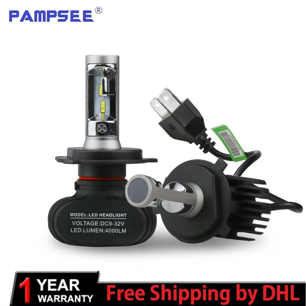 PAMPSEE 2 шт. CSP H8 H11 лампа H4 Led H7 H1 H3 Автомобильные фары лампы для Auto S1 N1 H27 HB3 HB4