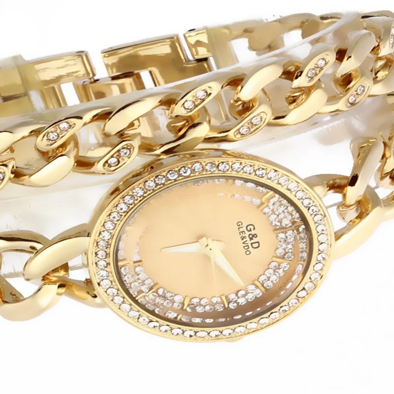 Новинка 2018 роскошные женские часы наручные аналоговые кварцевые из нержавеющей