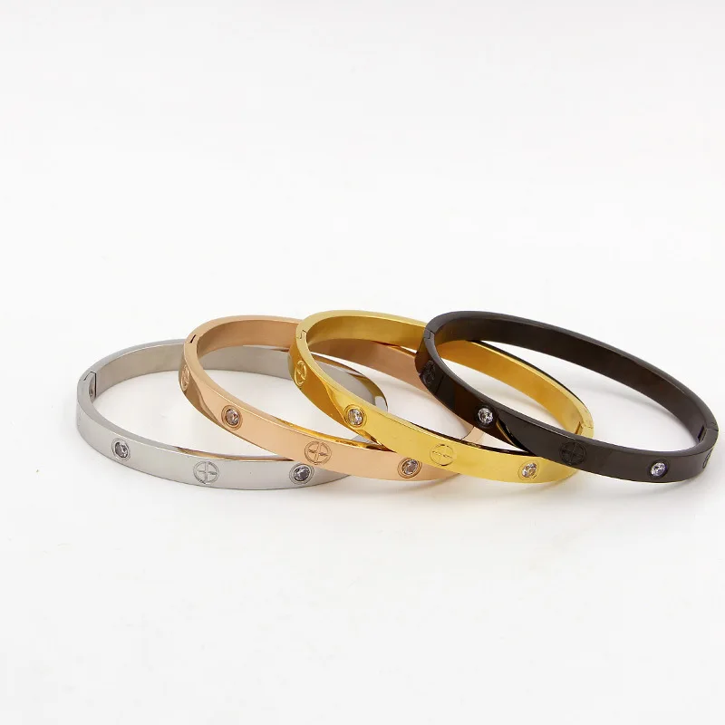 Модные ювелирные изделия FYSARA браслет для влюбленных пар браслеты из нержавеющей