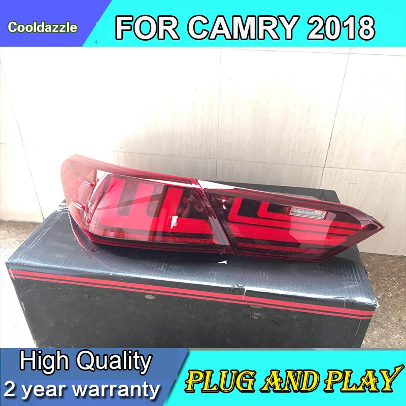 Автомобильный Стайлинг чехол для Тойота Aurion Camry 2018 18 светодиодный задних