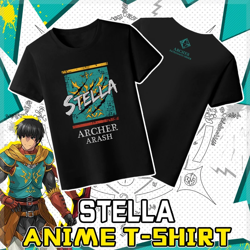 Anime JK FGO Fate Grand Order Stella Arash Cosplay Costume Shirt Collection T-Shirt top Tee donna uomo t shirt tshirt