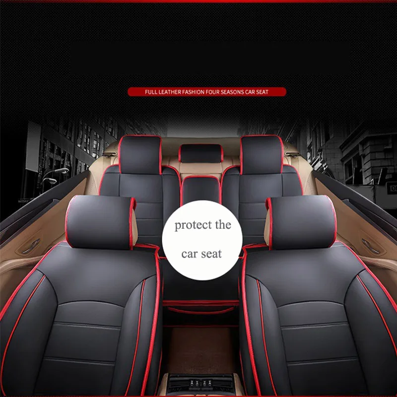 Luxury waterproof leather universal car seat cushion for Toyota all models Venza Crown Camry RAV4 varis Levin verso vios Corolla |