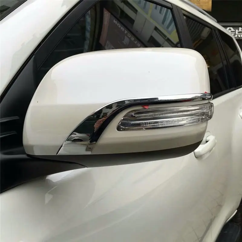 Welkinry для Toyota Prado FJ150 2010 2011 2012 2013 chrome сторона крыло зеркало заднего вида отделка зеркала дверцы