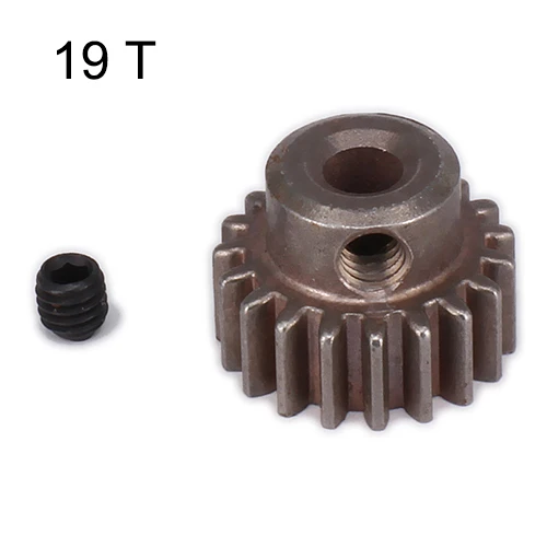 19T Зубчатые зубья шестерни HSP 1:10 18T 19T 20T 21T 22T 23T 24T 25T 26T 29T для радиоуправляемого автомобиля 0,6 апертура 3,2 мм части HPI Hi speed Axial - Цвет: 19T