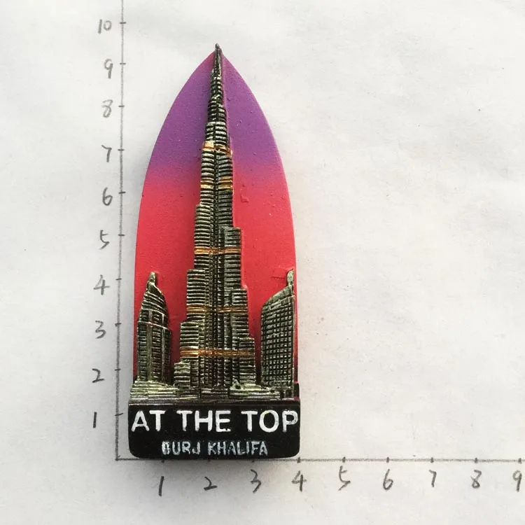 BABELEMI 3D Дубай ориентир здание путешествия сувениры Burj Khalifa магниты на холодильник магниты домашний декор