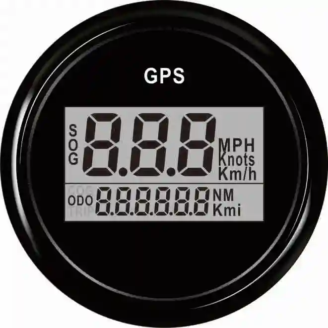 Популярный 52 мм цифровой GPS одометр спидометр для автомобилей тракторы багги