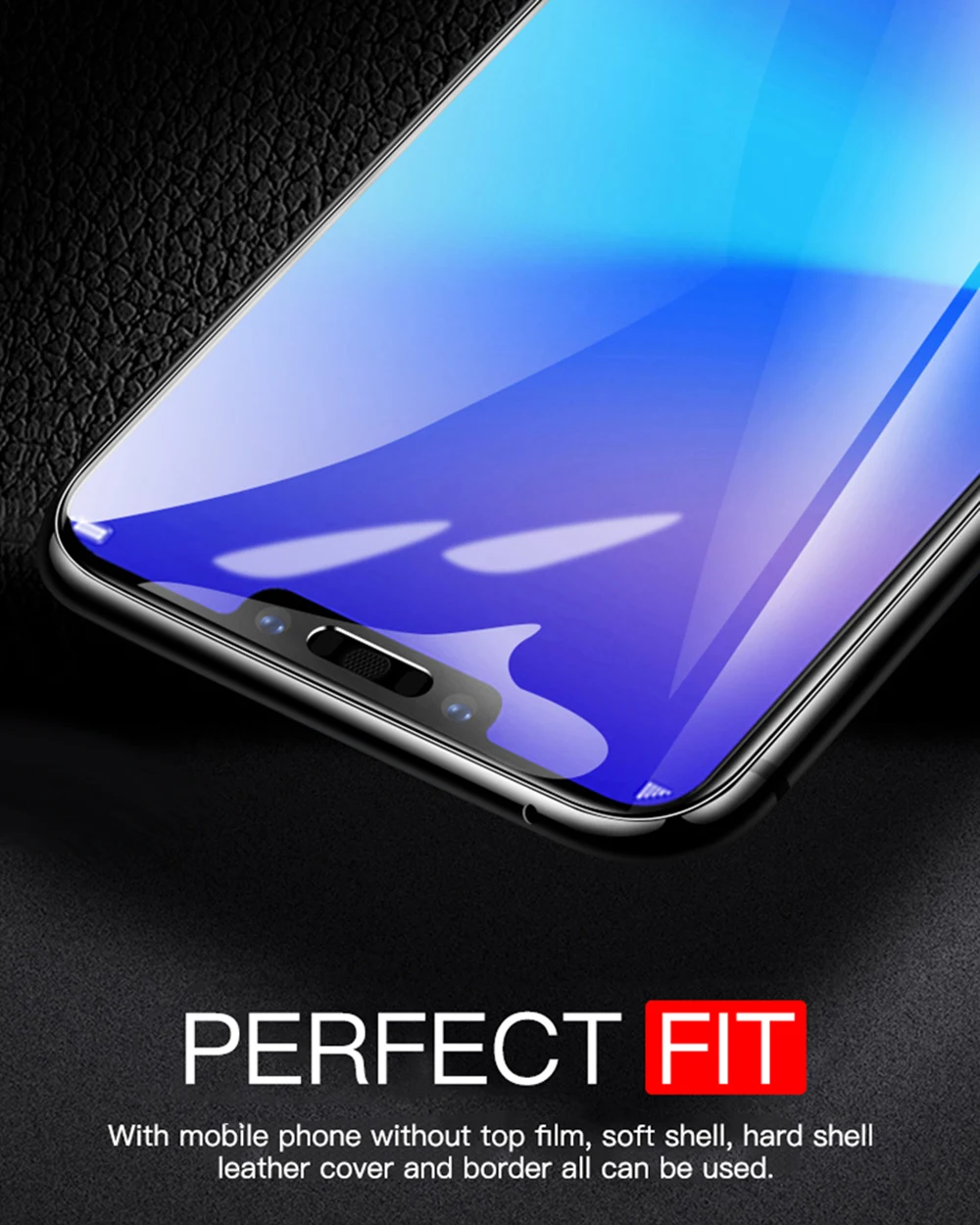 20D закаленное защитная стеклянная пленка для экрана для huawei Honor 8X V20 Nova 2 4 3e P20 P30 Lite View mate 20 P 30 полная защита пленки