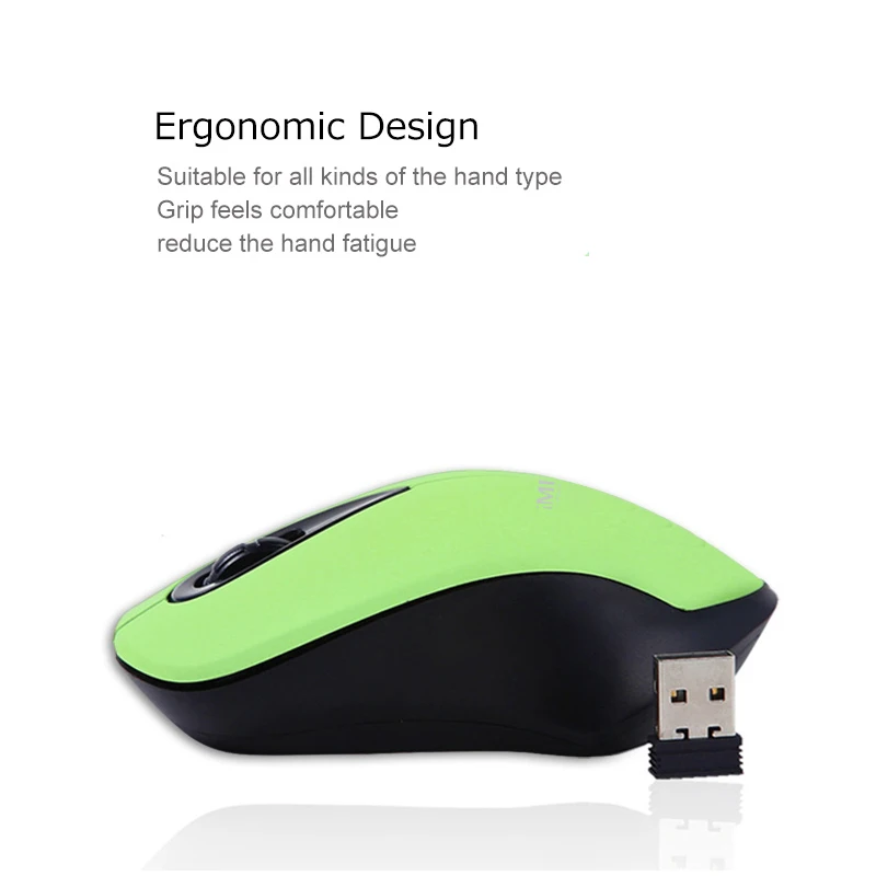 IMice беспроводная мышь USB компьютерные мыши 2 4 ГГц 3 кнопки 1600 точек/дюйм мини
