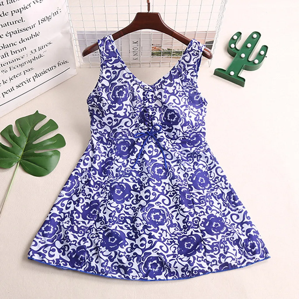 Женский слитный купальник без бретелек многоцветная пляжная одежда большого