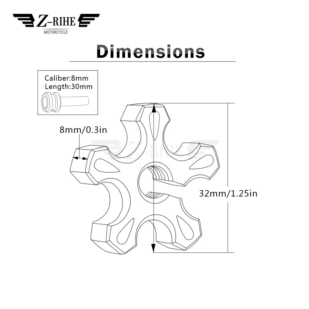 Универсальный 8 мм 10 Мотоцикл сцепления кабель тормозной провод регулятор винт