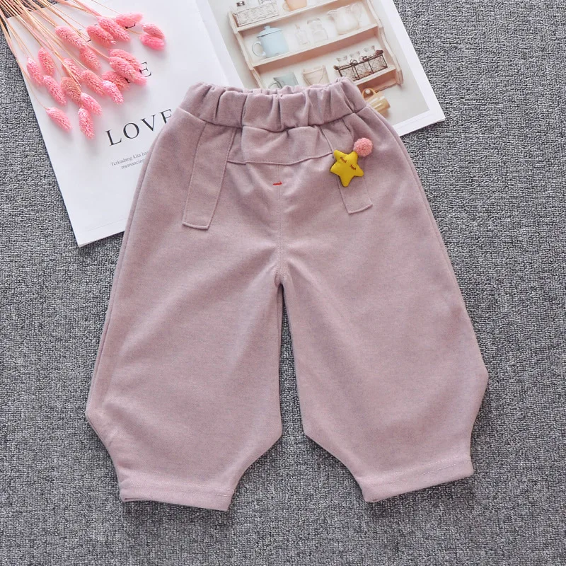 Детские штаны из чистого хлопка на весну и осень | Мать ребенок