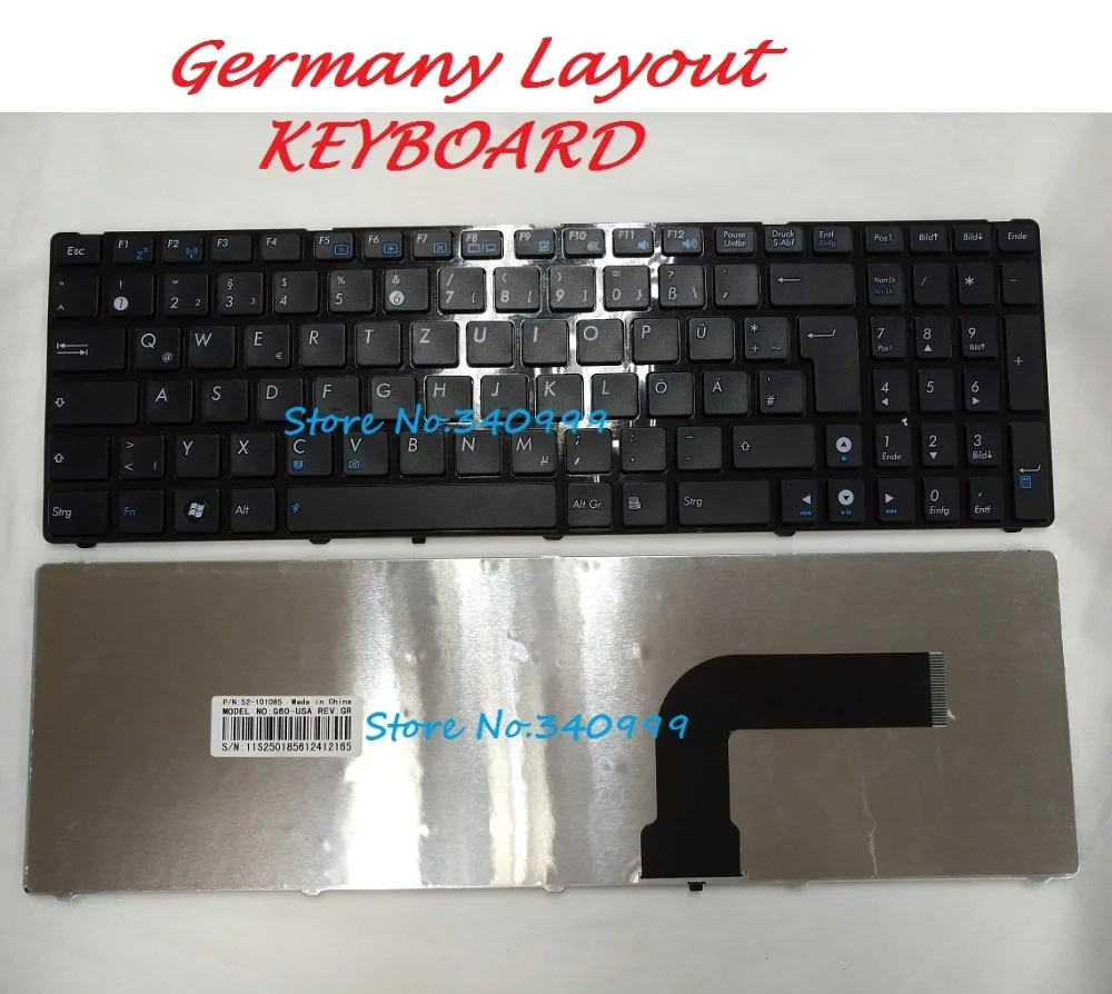Бесплатная доставка Новая немецкая клавиатура для ASUS G72 G73 G60 K52 N53 N61V N60 N61 N50 K53 K52J