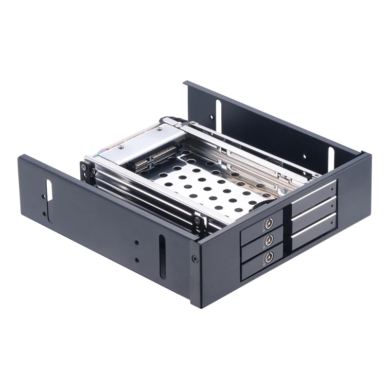 Uneatop ST5534 2.5in алюминиевый корпус 3 Bay SATA ROM пространство жёсткий диск Rack до 5.25 шт.
