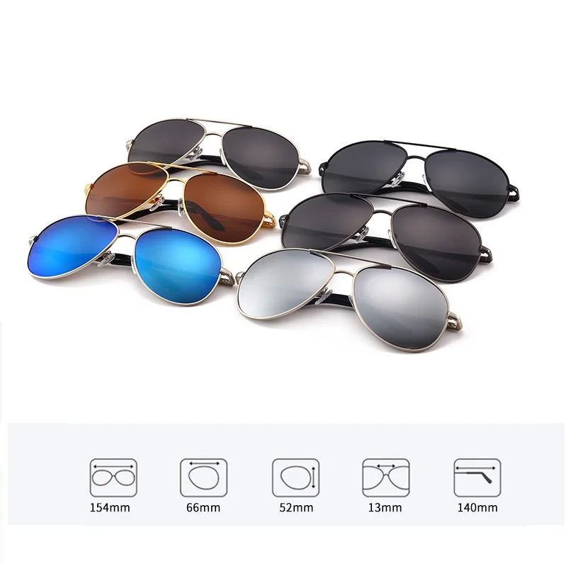 Cubojue 154mm Oversized Men's Polarized Sunglasses Women Aviation Frog Sun Glasses for Man Large TAC Anti Polar Sunglass Pilot |