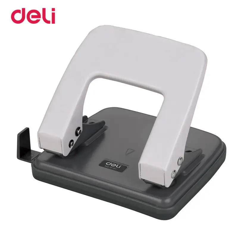 

Deli 12 мм Глубокий дырокол для бумаги железный металлический серый синий Дырокол в нормелевом стиле двойная Дырокол 11,5*10*10 Размер для школьны...