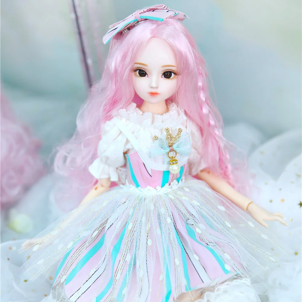 Кукла DBS 1/4 BJD молочная королева наименование аmga розовые волосы механическое тело
