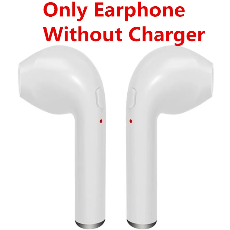Мини Bluetooth наушники 5,0 i7 TWS беспроводные наушники для Iphone X XR XS samsung S8 S9 Note 10 Plus Xiaomi huawei наушники для телефона - Цвет: white with cable
