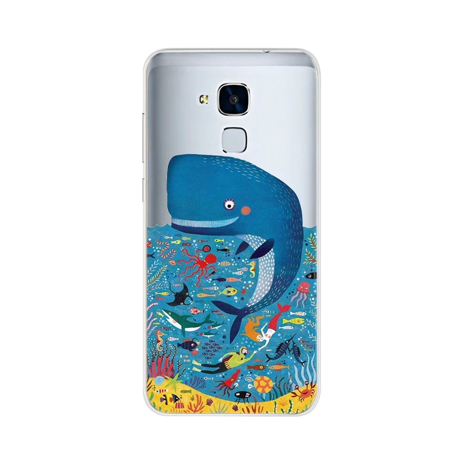 Абрикосовый Чехол для huawei GT3, чехол для huawei Honor 7 lite/huawei GR5 Mini, мягкая задняя крышка из ТПУ, чехол для телефона huawei GT3 NMO-L21 чехол - Цвет: Абрикосовый