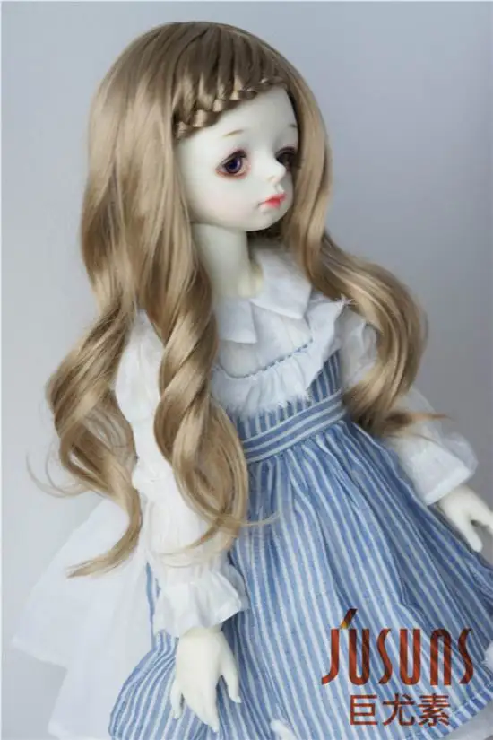 JD204 9-10 дюймов Blyth кукла парик Синтетический мохеровый парик 23-25 см леди кудрявые BB парики кукла аксессуары SD кукла аксессуары