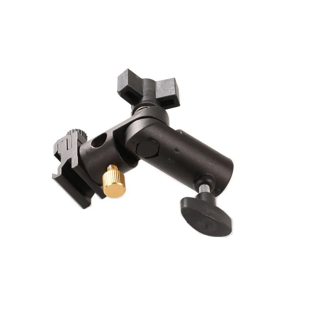 FOTGA E Type Flash Shoe Umbrella Holder Light Stand Bracket Cold Clip for 1/4&quot 3/8&quot DSLR Camera | Электроника