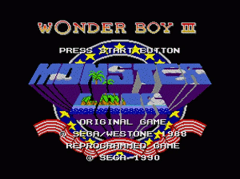 Игровая карта WONDER BOY 3 16 бит MD для Sega Genesis Mega Drive|16 bit|md game16 bit md |