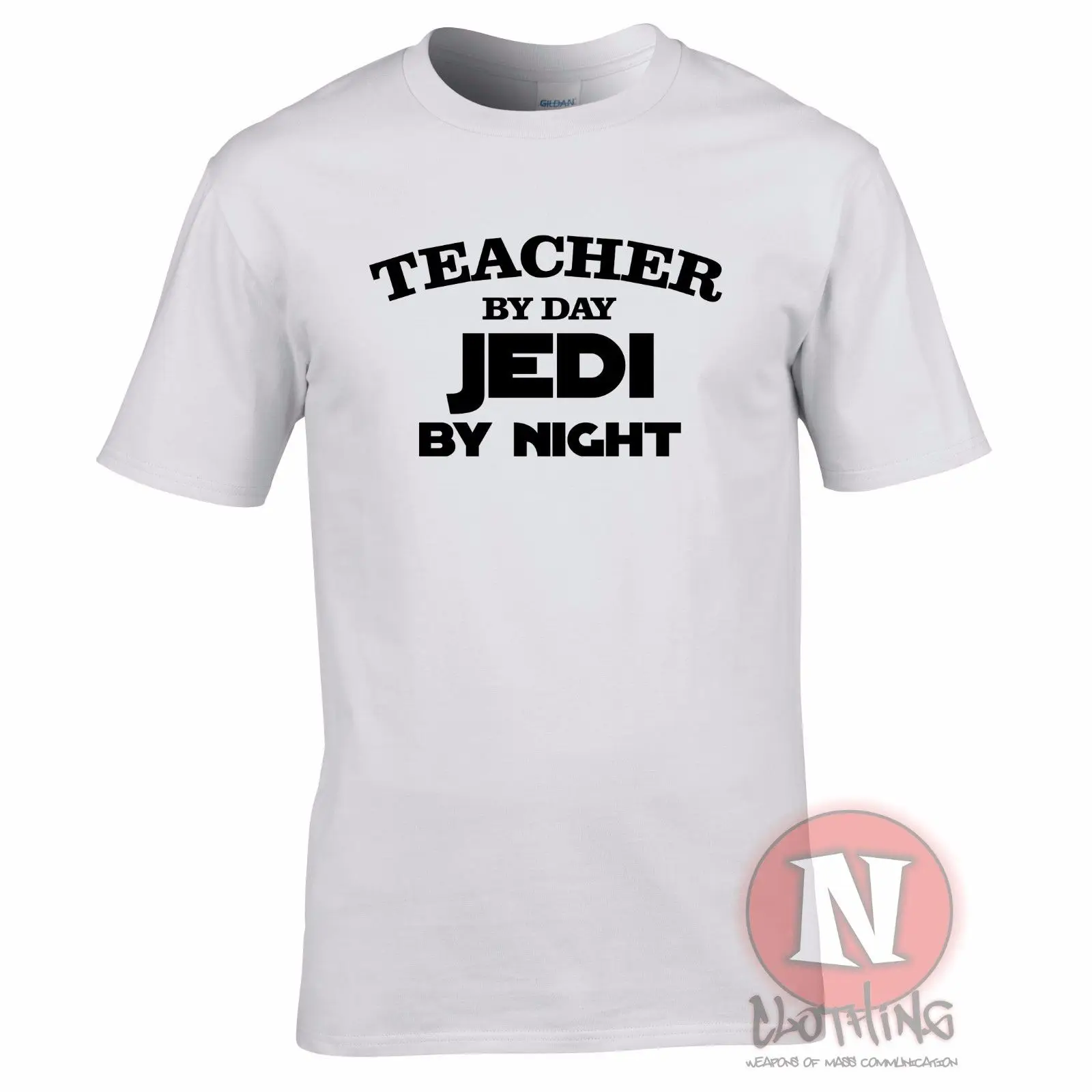 Футболка в стиле Харадзюку с надписью Teacher by day Jedi night и leaving birthday fun Звездные войны