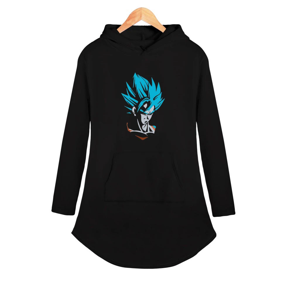 New Dragon Ball printing suitable Dress Women Fashion Long Sleeve Dresses 2019 Hot Sale Casual Trendy Streetwear dress plus size | Женская