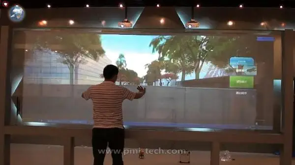 55-дюймовая прозрачная Мультисенсорная фольга/сенсорная панель с 2 сенсорными