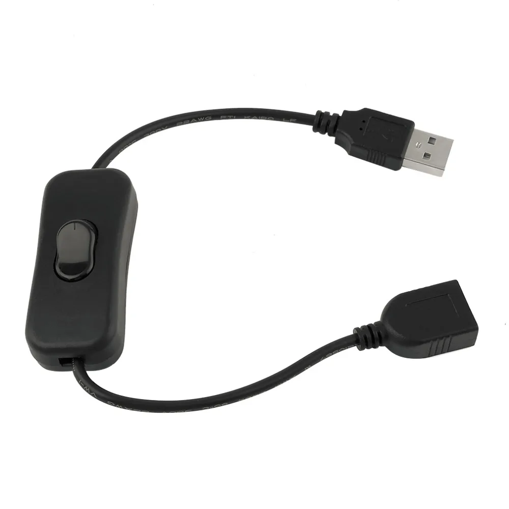 Кабель USB Папа мама с переключателем Удлинительный кабель для usb лампы