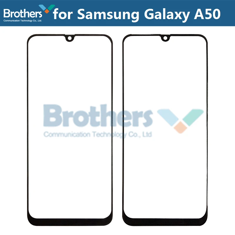 Передняя внешняя стеклянная линза для samsung Galaxy A10 A20 A30 A40 A50 A60 A70 A90 сенсорный экран стекло Передняя ЖК-стекло Замена объектива