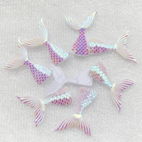 new white fish tail ab rhinestones diamond crystal glitter nail stones diy 3d design hairpin art decorations 10pcsset 2839mm