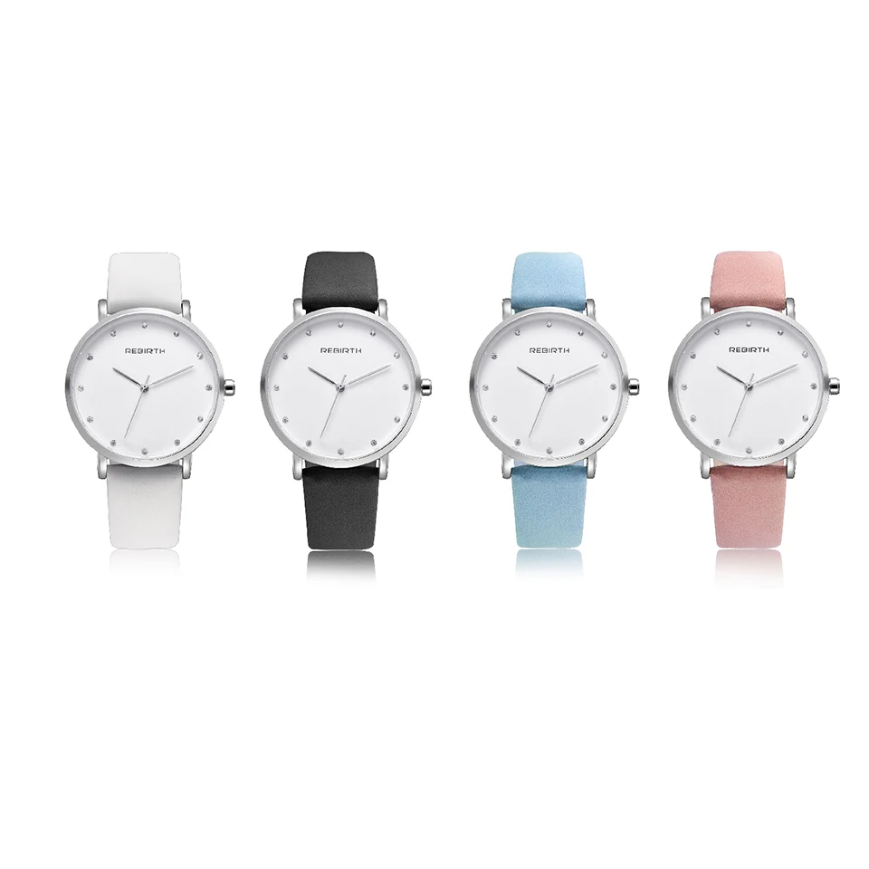 Простые часы женские Модный женский браслет наручные элегантные платья кожаные