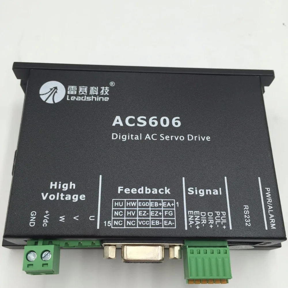 180 Вт DC бесщеточный Серводвигатель комплект 0.57нм 36В + ACS606 DC18-60V кабель Leadshine набор