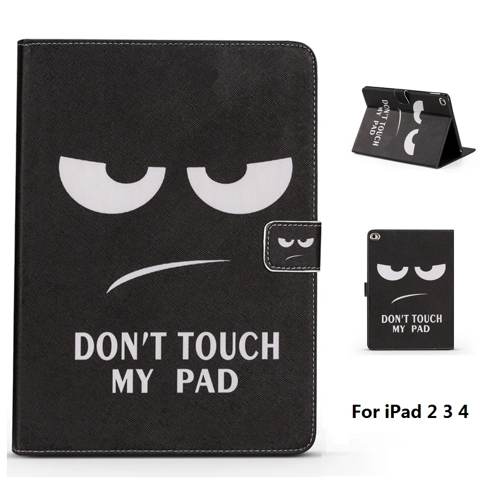 Защитный чехол с рисунком Не прикасайся к моему планшету из полиуретана и