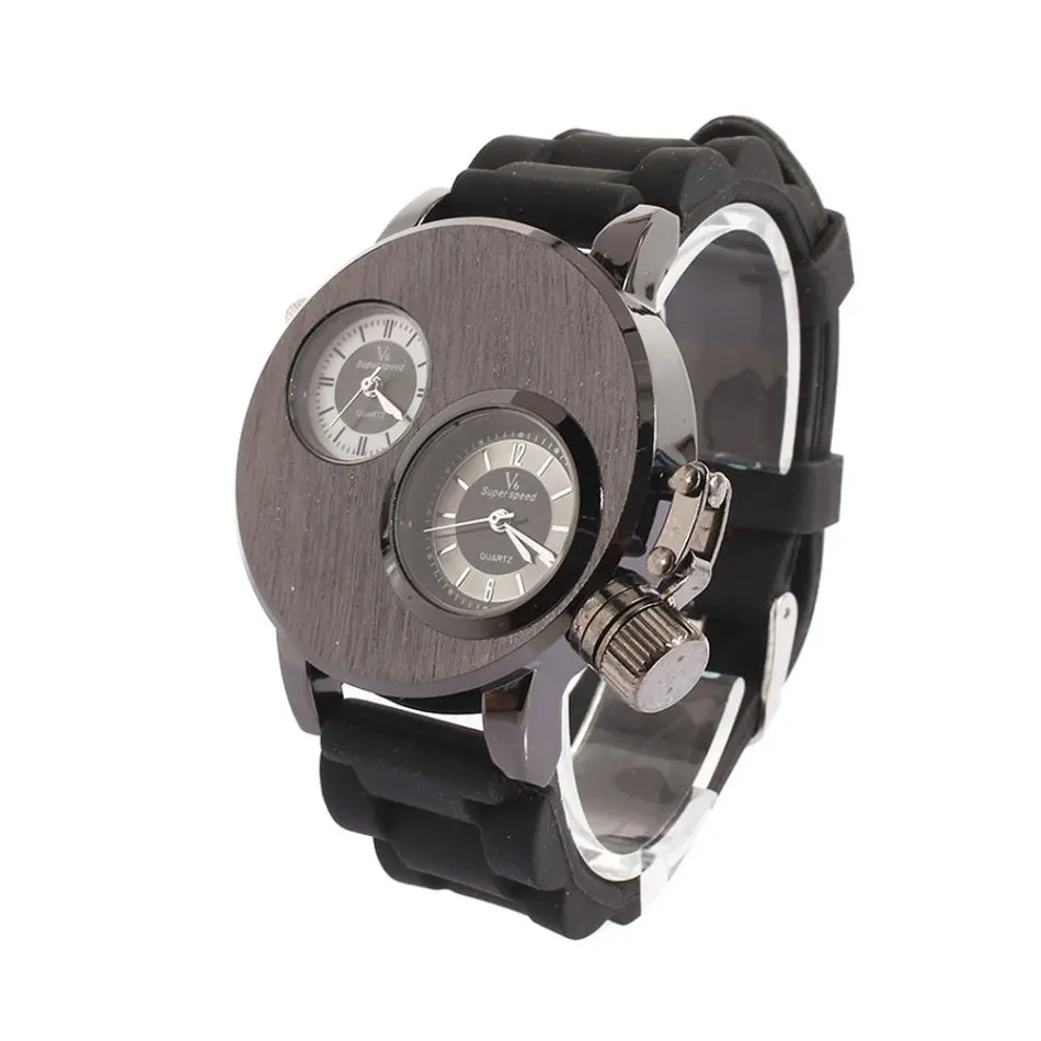 Часы из нержавеющей стали DICTAC черные/белые силиконовые механические часы модные