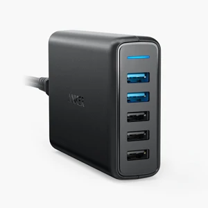Anker Quick Charge 3,0 63W 5-портовое настенное зарядное устройство USB US/UK/EU, PowerIQ Power port speed 5 для Galaxy S7 S6 Edge Plus, Note 5 4 и т. Д