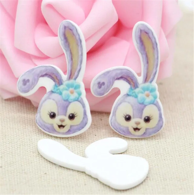 10 шт./лот кабошоны из мультфильма Кабошоны с плоским основанием|Статуэтки и