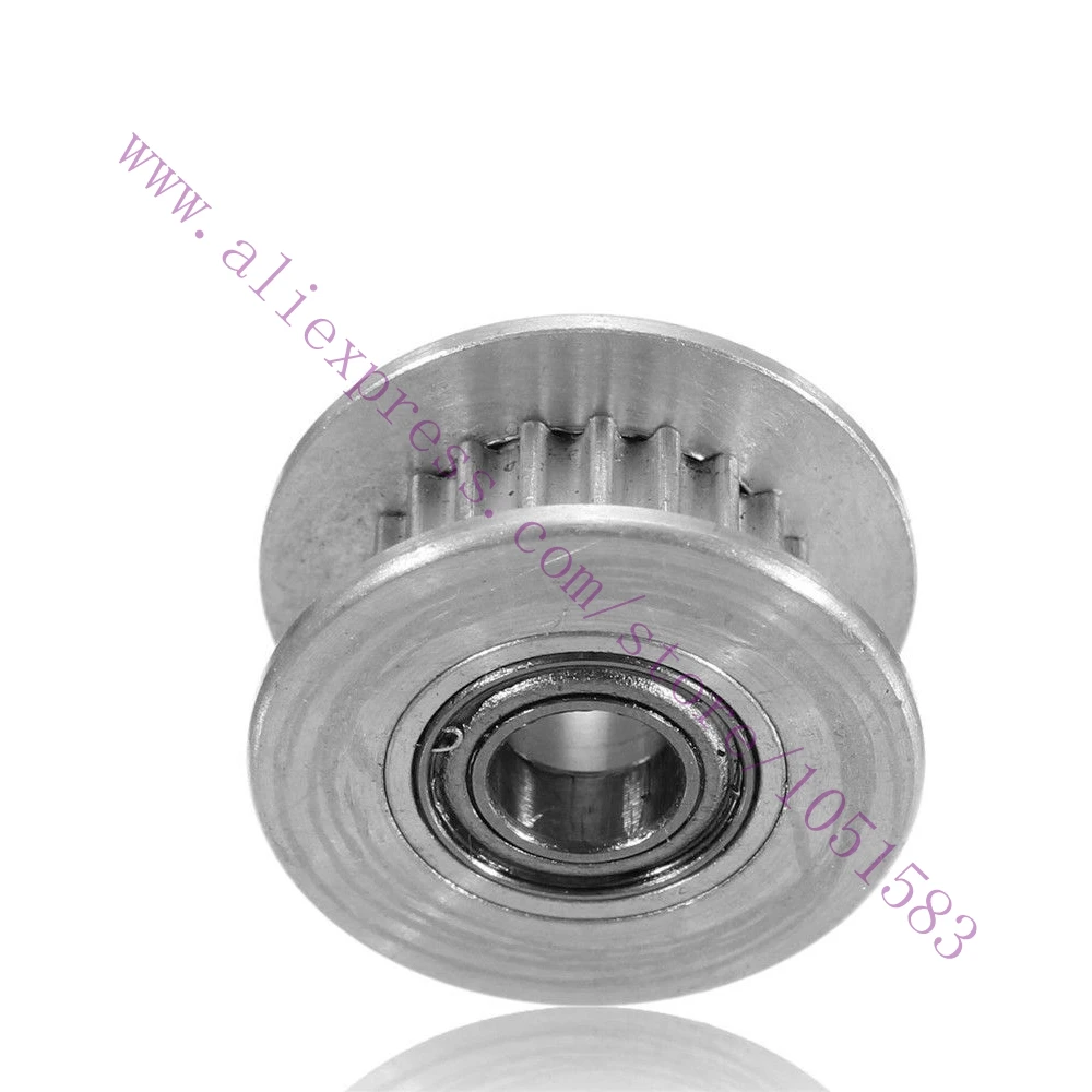 10 шт. GT2 зубчатый шкив 2GT направляющий с подшипником 3 мм отверстие 20T 20 зубьев/16T H