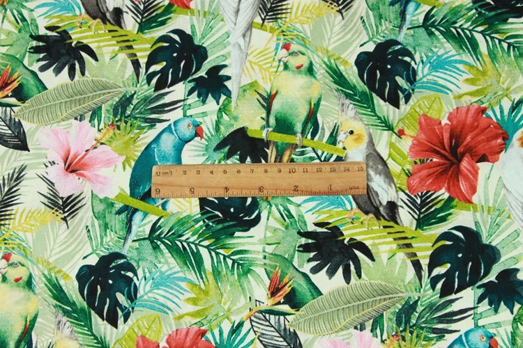 100x11 0 см/39 &quotx 43&quot Попугаи в тропиках хлопок простой птица Ткань для шитья | Дом и