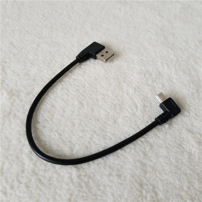 Оптовая продажа 100 шт./лот двойной гибочный кабель для передачи данных мини USB к Type