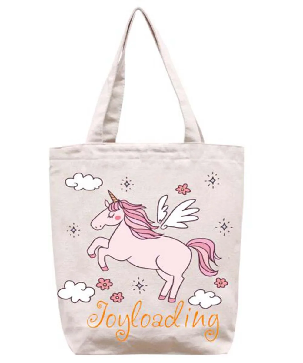 Joyloading многоразовая Повседневная сумка для покупок с радужным единорогом