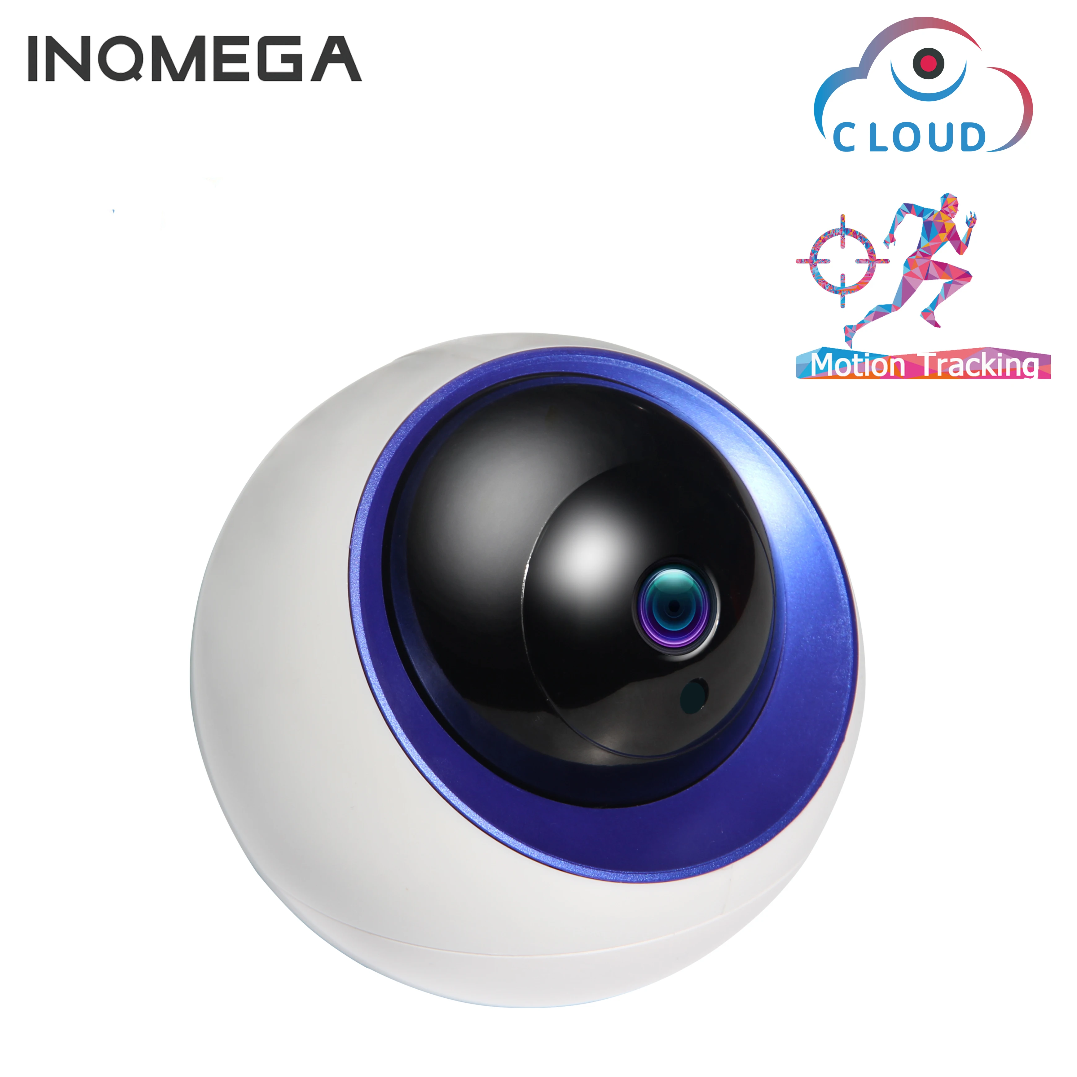 Камера видеонаблюдения INQMEGA 4 МП облачная IP автоматическое слежение Wi Fi 1080P для