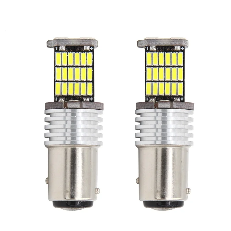 Автомобильный Стайлинг 18X 1157 BAy15D S25 3020 led 4014 45 SMD Led 1016 7528 двойной контакт высокий