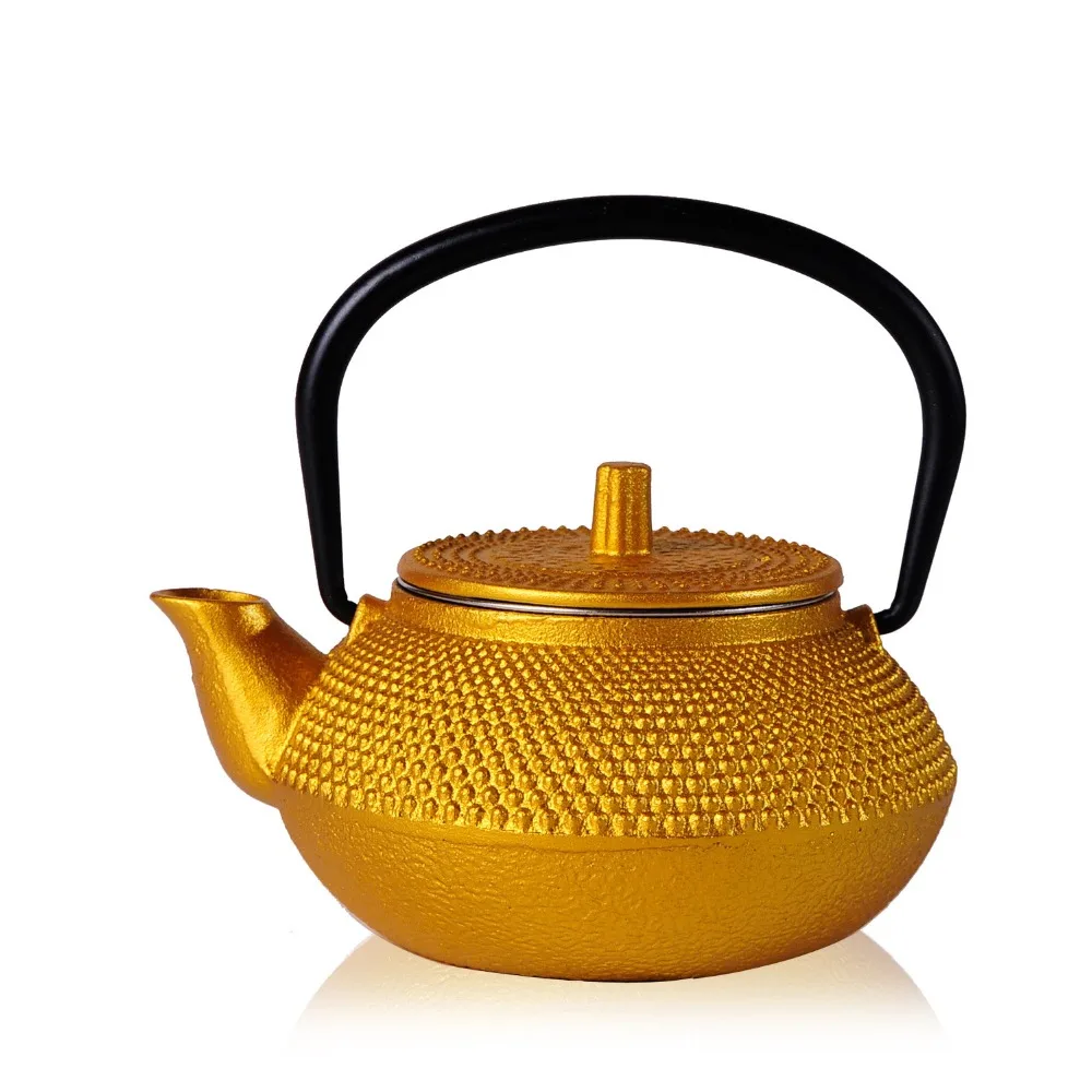 High Quality Cast Iron Teapot Japanese Tetsubin Tea Pot Kettle Drinkware Tools 300ml Kung Fu Infusers Stainless Steel Net Filter | Дом и сад